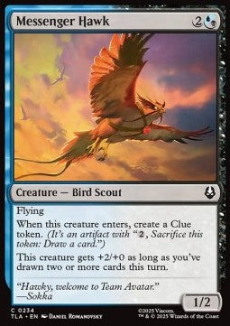 Messenger Hawk - Magic: The Gathering | Avatar: The Last Airbender (Common) [TLA-234]