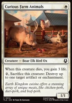 Curious Farm Animals - Magic: The Gathering | Avatar: The Last Airbender (Common) [TLA-14]