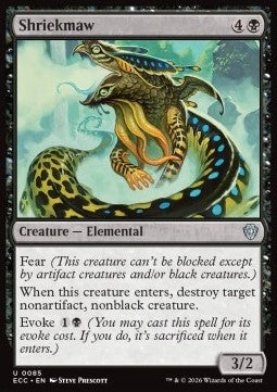 Shriekmaw - Commander: Lorwyn Eclipsed (Uncommon) [ECC-85]