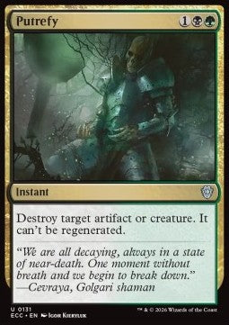 Putrefy - Commander: Lorwyn Eclipsed (Uncommon) [ECC-131]