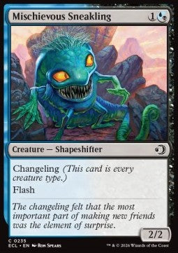 Mischievous Sneakling - Lorwyn Eclipsed (Common) [ECL-235]