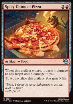 Spicy Oatmeal Pizza - Teenage Mutant Ninja Turtles (Uncommon) [TMT-109]