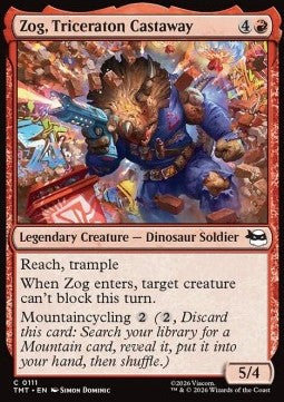 Zog, Triceraton Castaway - Teenage Mutant Ninja Turtles (Common) [TMT-111]