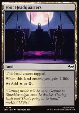 Foot Headquarters - Teenage Mutant Ninja Turtles (Common) [TMT-185]