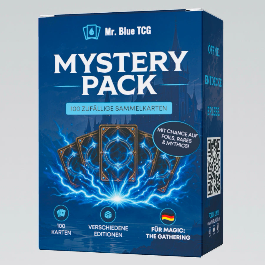 Mr. Blue TCG – Mystery Pack – 100 zufällige Magic: The Gathering Karten